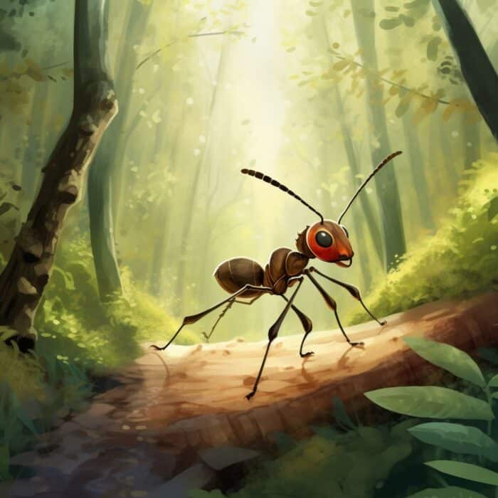 Pohádka pro děti - Mraveneček, který se ztratil v lese