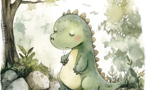 Pohádka ke čtení - O dinosaurovi, který neměl kamarády