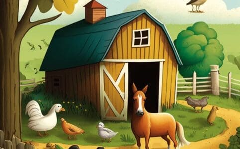 Pohádka pro děti Zloděj na farmě