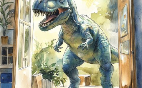 Pohádka na dobrou noc - O dinosaurovi, který neuměl zkrotit svůj ocásek