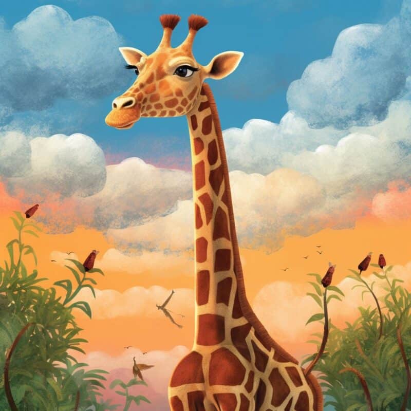 Pohádka na dobrou noc - O pyšné žirafě Sáře