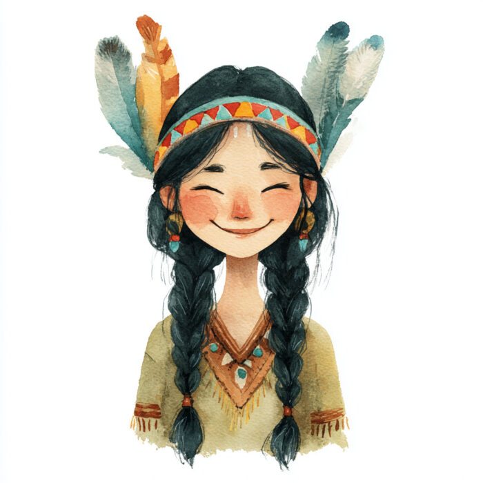 Pohádka na dobrou noc - Příběh o indiánce