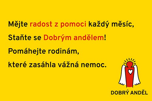 Banner Dobrý anděl - Staňte se Dobrým andělem