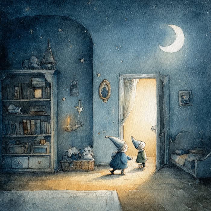 Pohádka ke čtení - Noční skřítkové a seznam tajných přání