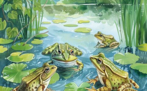 Pohádka na dobrou noc - Žáby a slunce – bajka