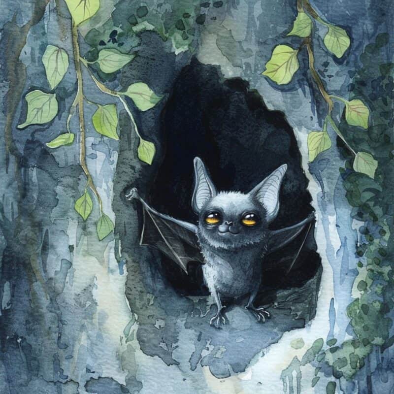 Pohádka na dobrou noc - Jak se netopýr bál