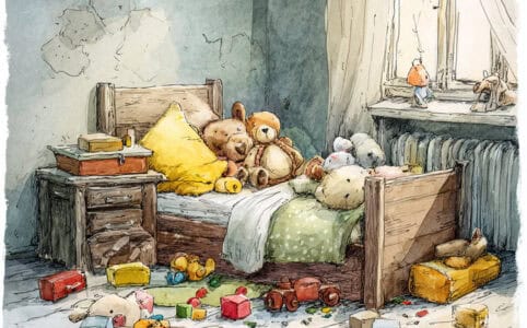 Pohádka na dobrou noc - Jak se Nelka naučila uklízet