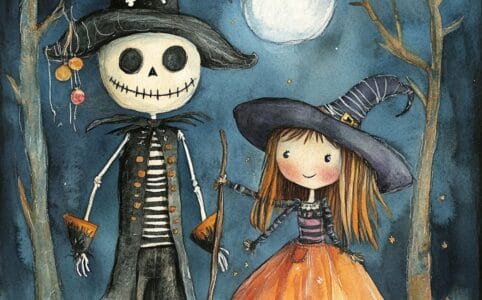 Pohádka ke čtení - Halloween a Svátek všech svatých