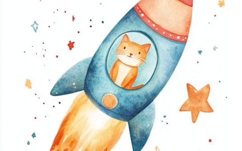 Pohádka na dobrou noc - Astrokocourek Robin na planetě Ham