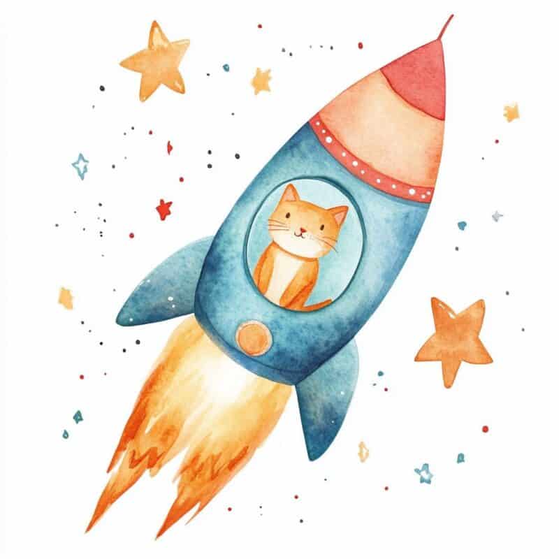 Pohádka na dobrou noc - Astrokocourek Robin na planetě Ham