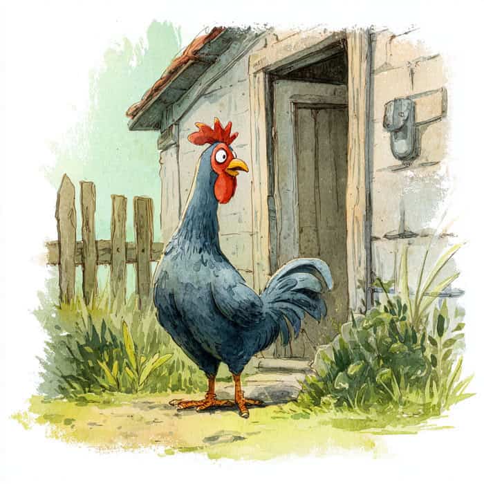 Pohádka pro děti - O kohoutovi, který neuměl kokrhat
