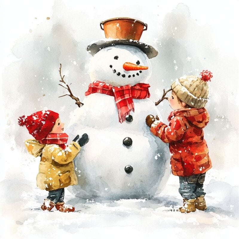 Pohádka pro děti - Pan sněhulák