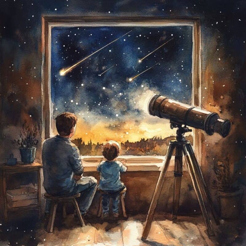 Pohádka na dobrou noc - Pozorování hvězd