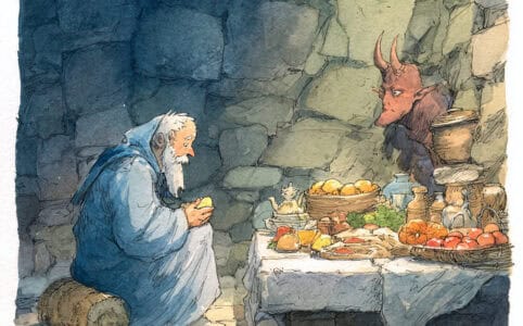 Pohádka na dobrou noc - Jak stařeček vyzrál nad čertem
