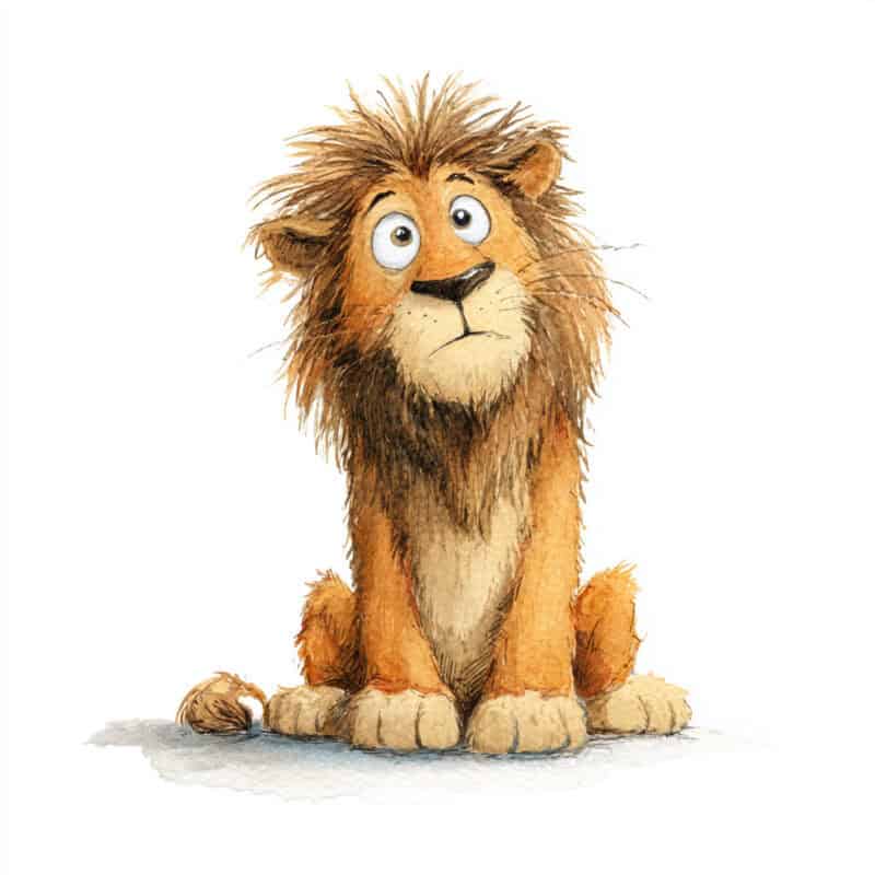 Pohádka pro děti - O lvu, který se bál