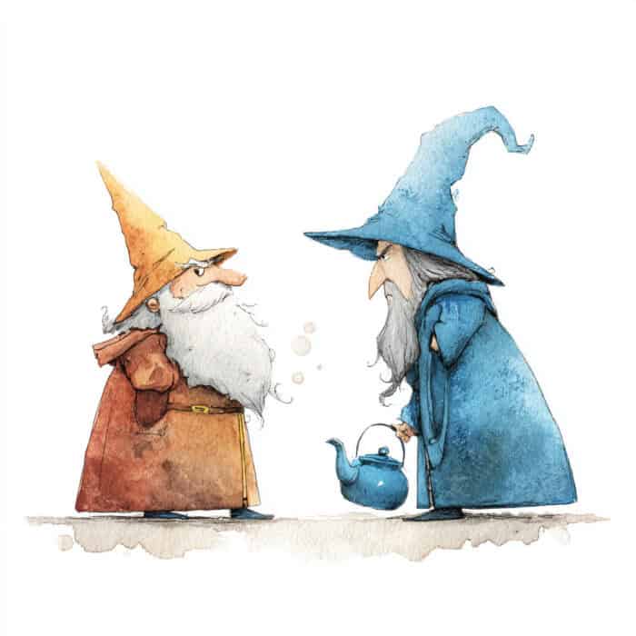 Pohádka ke čtení - Jak se dva kouzelníci usmířili a společně dělali ta nejlepší kouzla