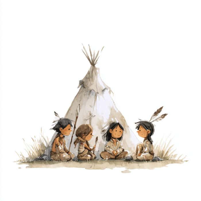 Pohádka pro děti - O malém indiánovi Tonkovi, který neuposlechl hlas přírody