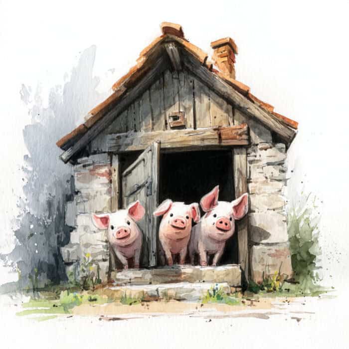 Pohádka pro děti - O prasátkách ze starého chlíva
