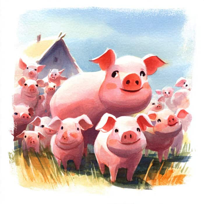 Pohádka pro děti - Parfumerie u prasátka Fialky