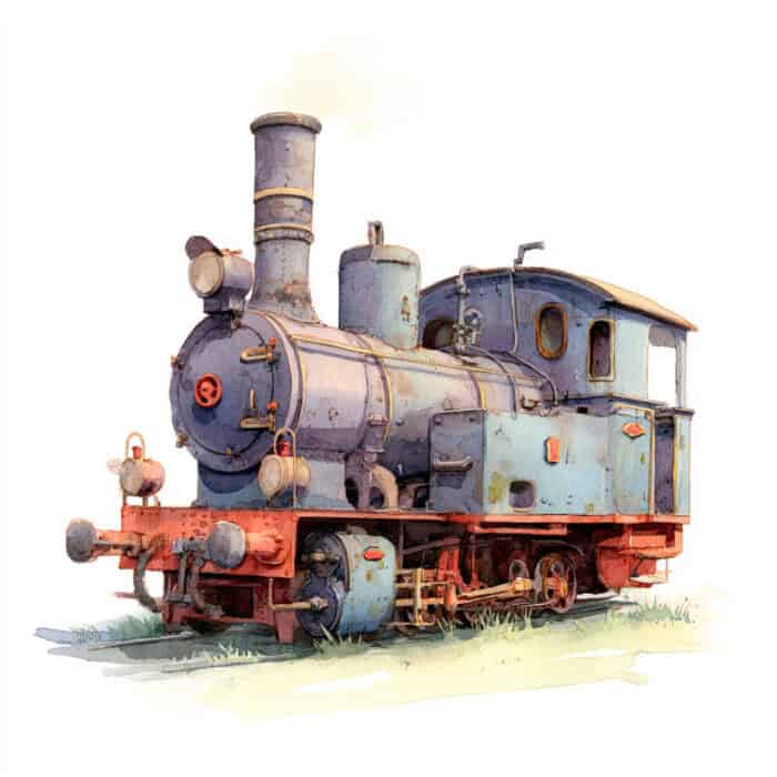 Pohádka ke čtení - Pohádka o staré parní mašince