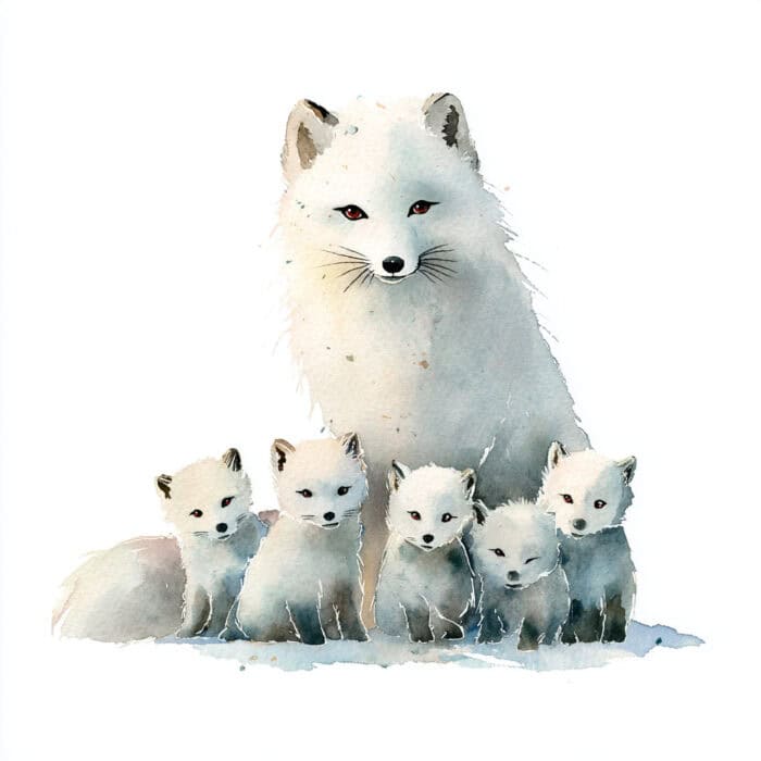 Pohádka pro děti - Trampoty z Arktidy – Polární liška Elsa, co neměla ráda zimu