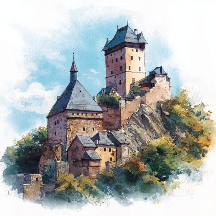 Pohádka pro děti - Zubatá strašidla – Výlet na Loket