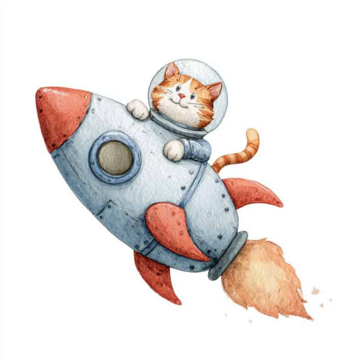 Rozprávka na dobrú noc - Astrokocourek Robin na planetě HAF