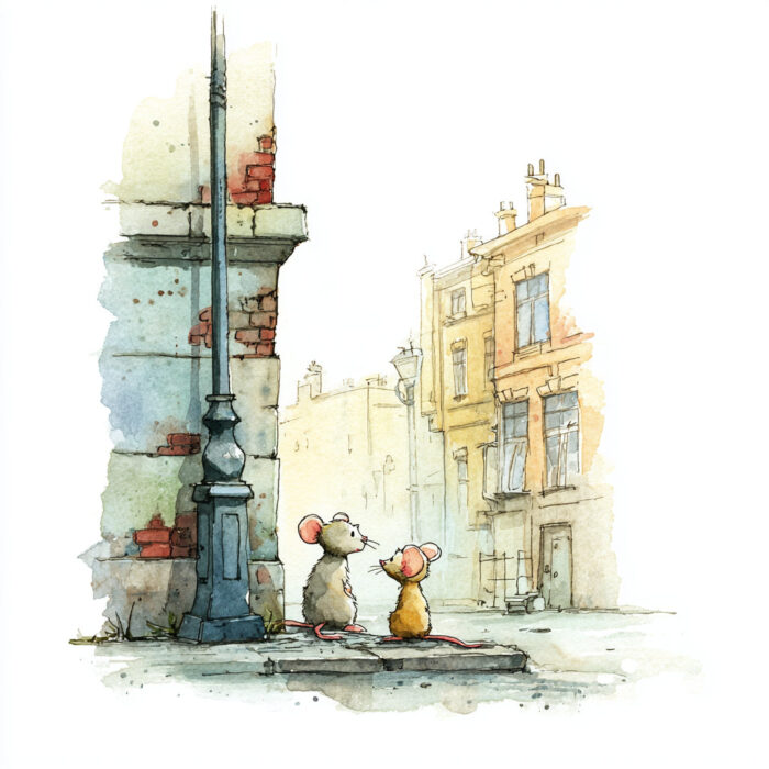 Rozprávka na dobrú noc - Městská myš a venkovská myš